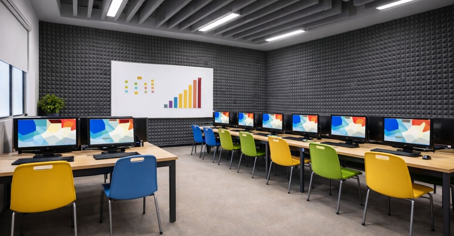 Computer lab acoustics